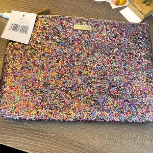 NWT Kate Spade Sparkle Clutch